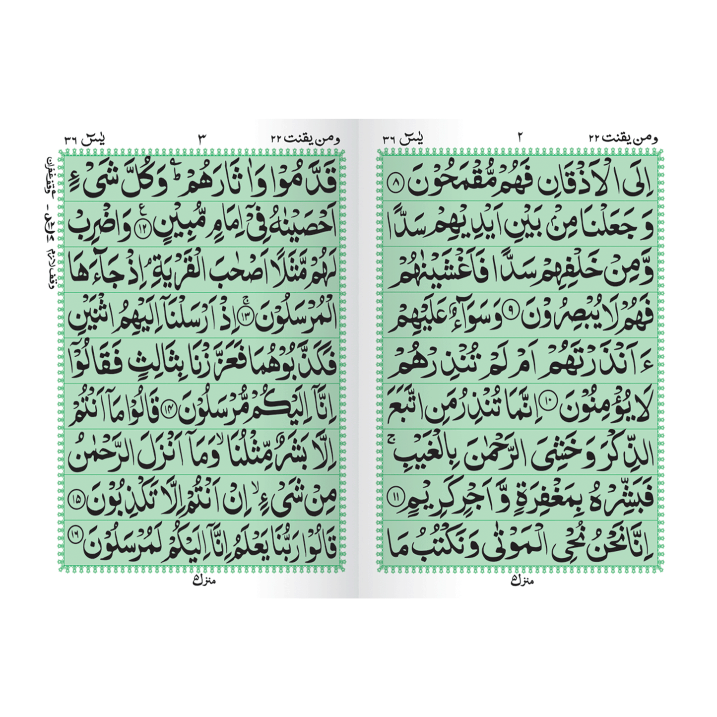 IK205 Surah Yaseen in Big Letters (Perfumed)