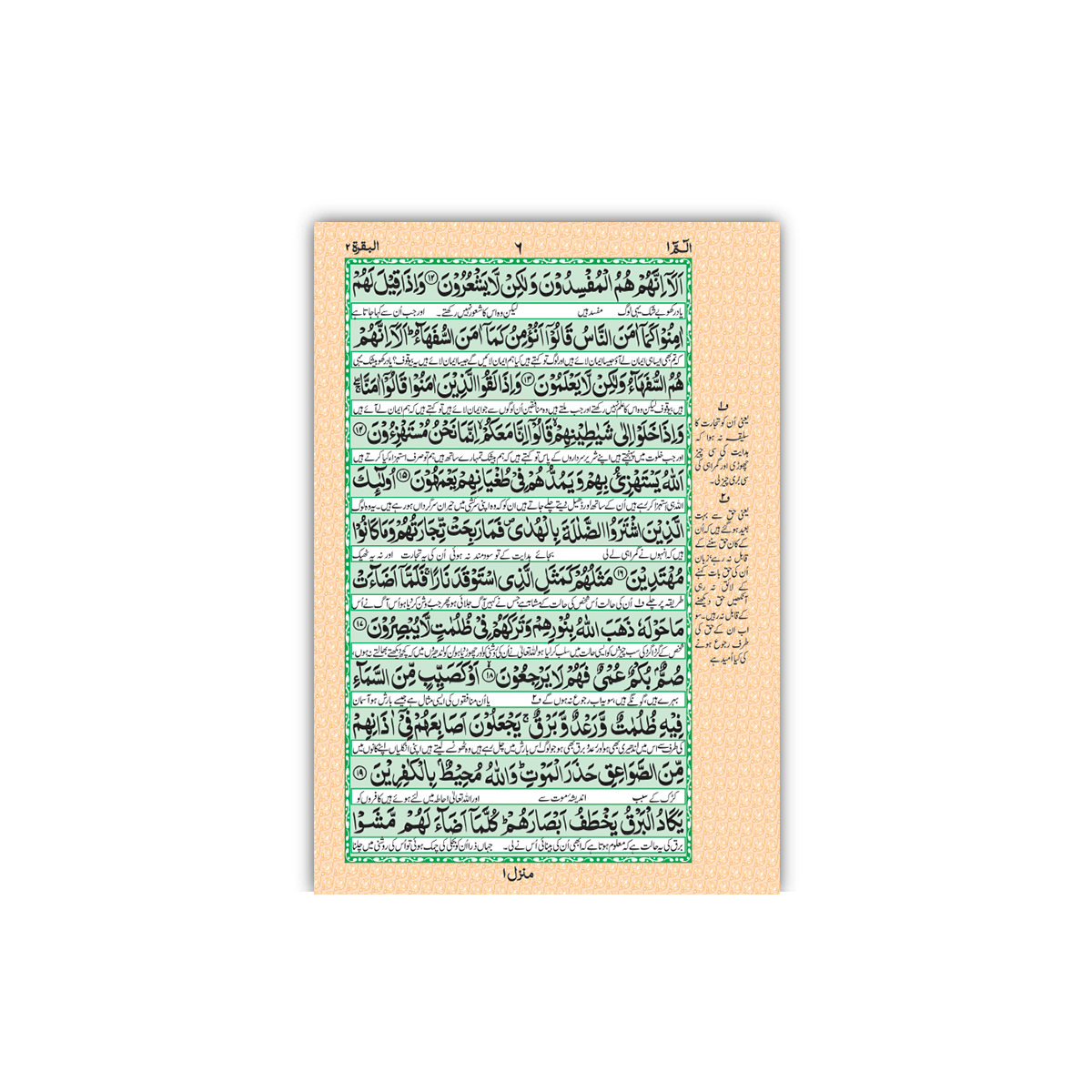 [81/QB] Al-Quran-Ul-Kareem With Translation (Hazrat Moulana Ashraf Ali Thanvi) - Gift Edition