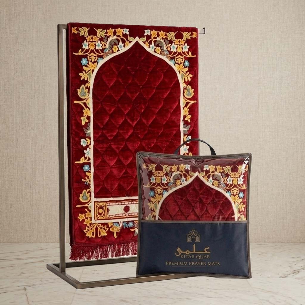 Premium Prayer Mat - Leaf & Flowers