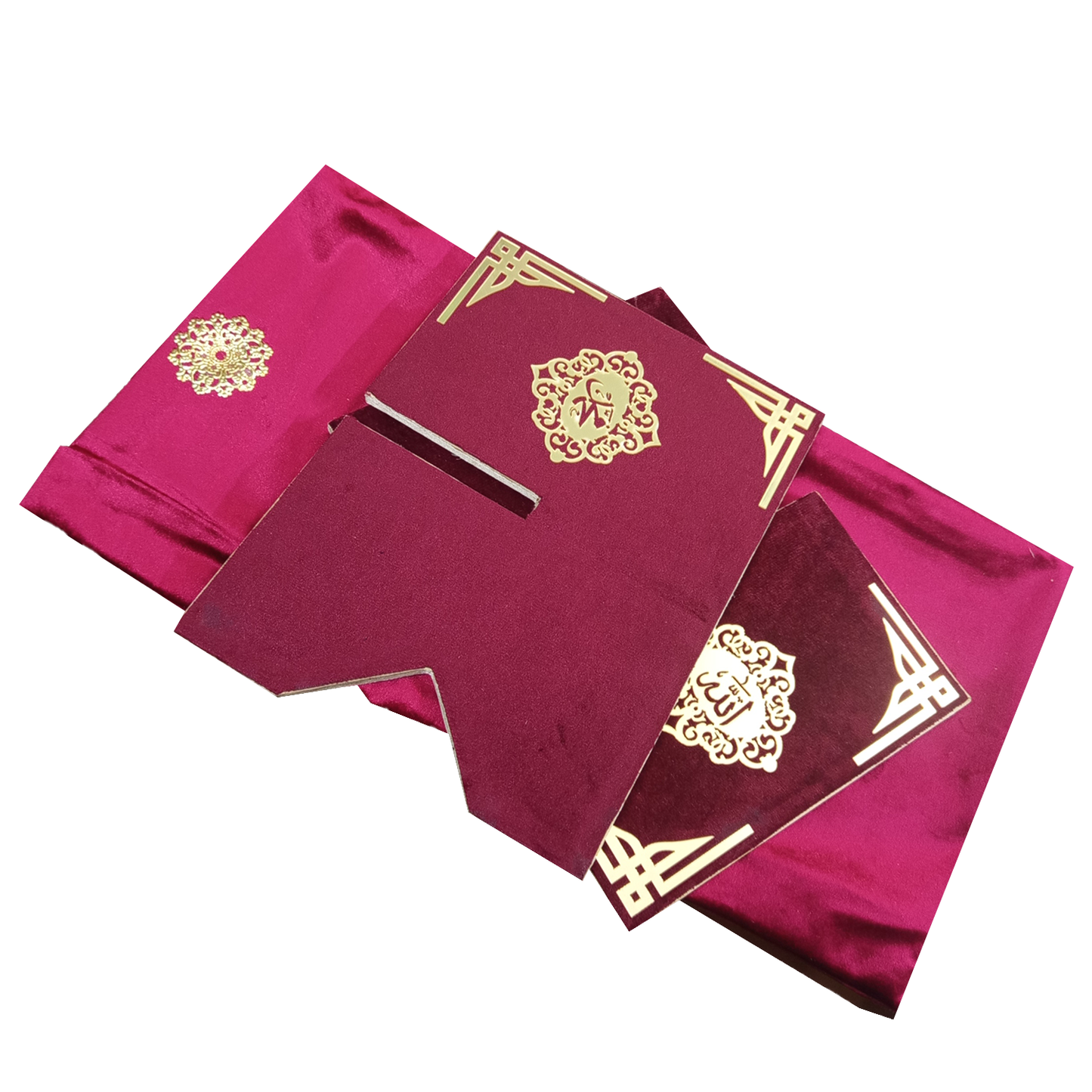 [R11] Premium Velvet Rehal With Pouch