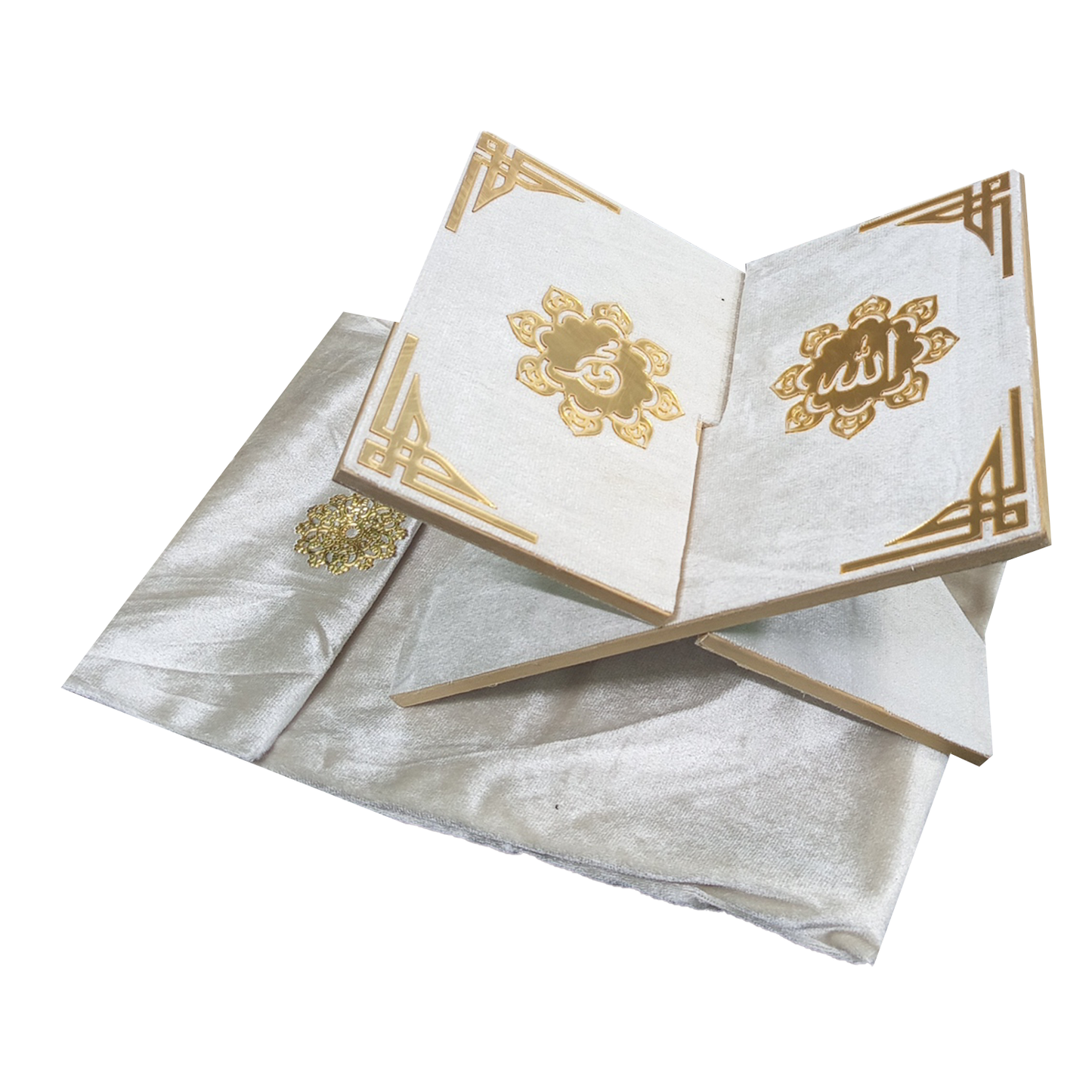 [R11] Premium Velvet Rehal With Pouch